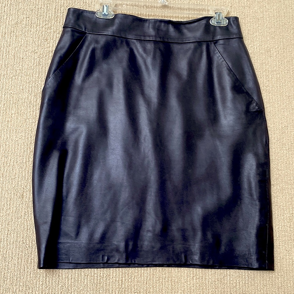 Leather skirt
